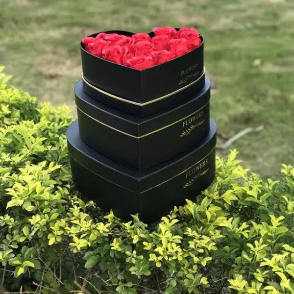 Standard Heart-Shaped Gift Box Set (3 Pieces)