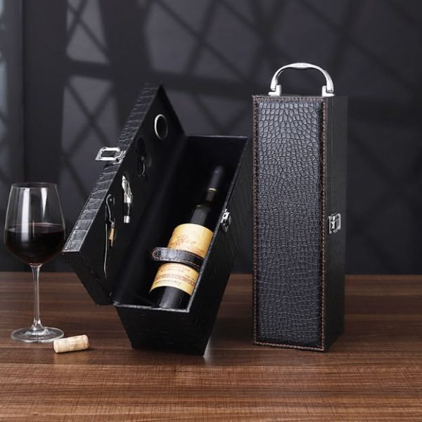Single Leather Wine Box