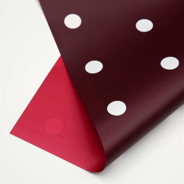 Solid polkadot flower/ gift wrap (20 Sheets Pack)